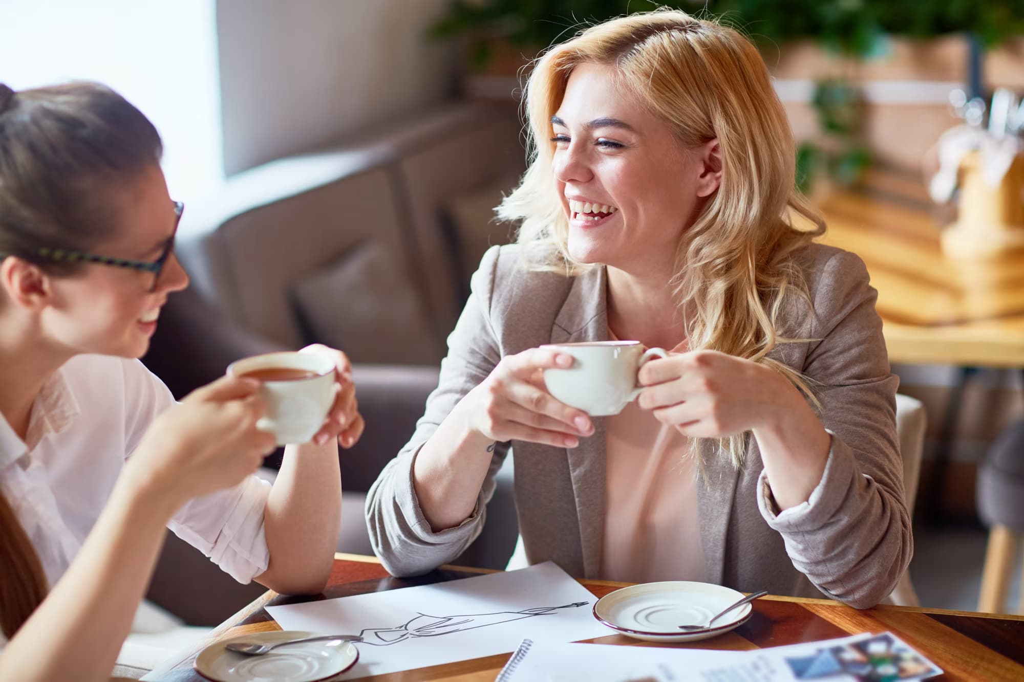 Time for laughter and tea