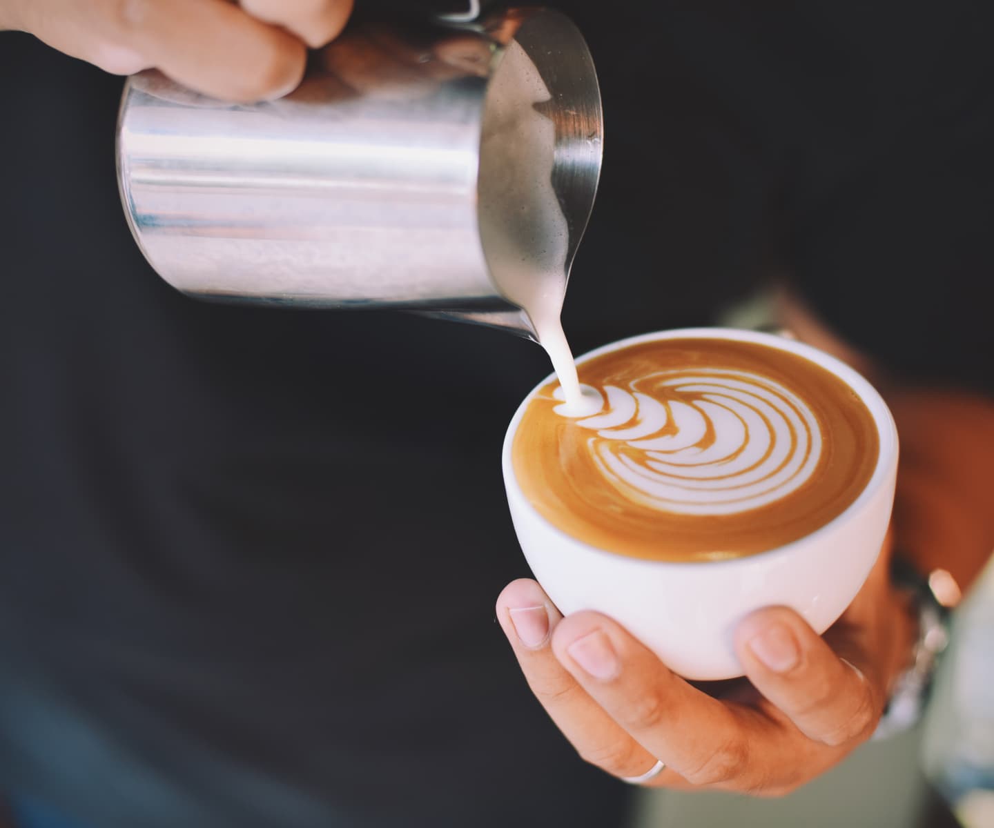 Barista preparing Fresh Coffee